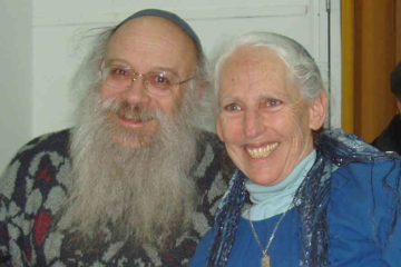 Reuven and Yehudit Goldfarb at Hebrew Ulpan in Arad, Israel. Photo by Laya Jackson